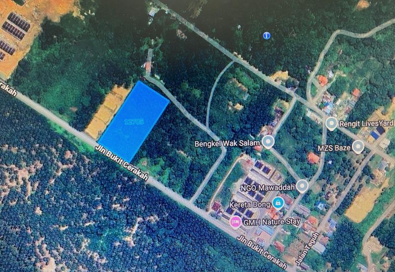 Revised Price! (Non Bumi Can Buy) Zonning Residential Land at Jalan Bukit Cerakah For Sale from RM3M to RM2.8M and now RM2.75M (Negotiable)