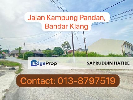 Jalan Kampung Pandan, Bandar Klang - Residential Land for Sale, Selangor, Klang