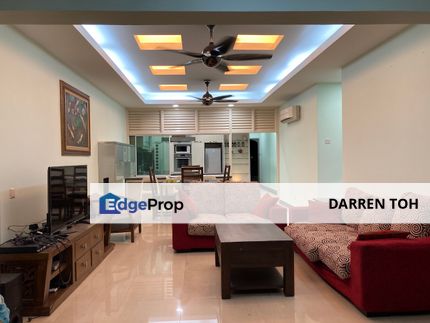 Lakeview Ground villa with long extended backyard, Selangor, Country Heights