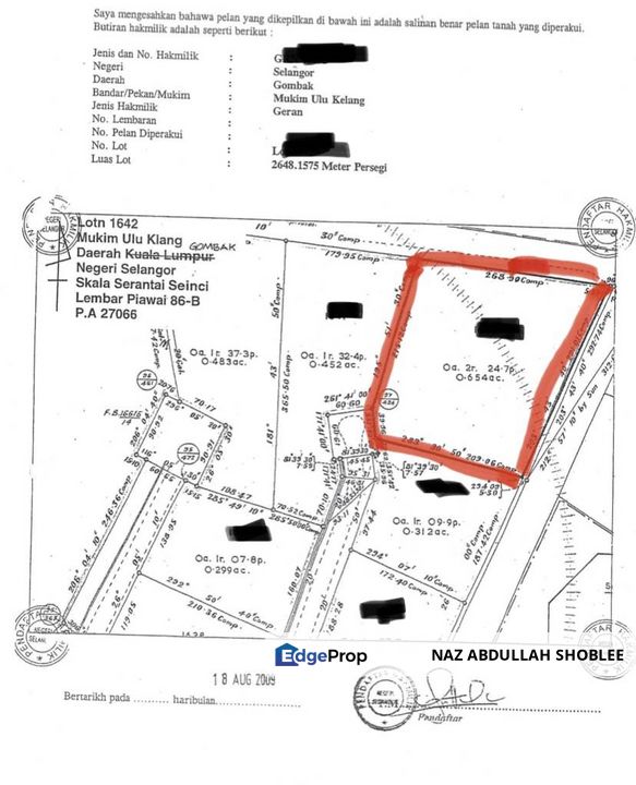 Bungalow Land Taman Hijau Ukay Heights Ampang Jaya, Selangor, Ampang