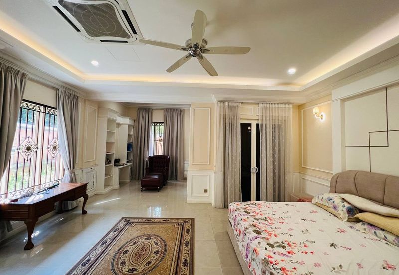 CORNER| RENOVATED| FULLY FURNISHED Double Storey Bungalow Jalan Kubah Bukit Jelutong For Sale
