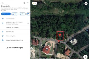 HIGHLY NEGOTIABLE| BELOW MARKET VALUE Bungalow Lot Country Heights Damansara Kuala Lumpur For Sale