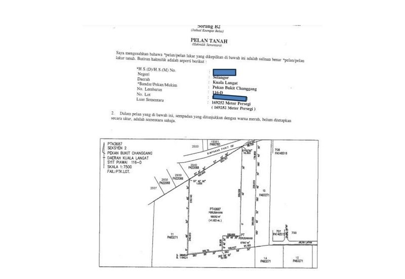 2 Parcels of Industrial Land, Pekan Bukit Changgang, Kuala Langat For Sale