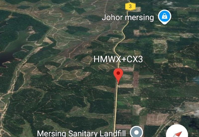 MENGHADAP JALAN UTAMA| Tanah Pertanian (Sawit), Endau, Mersing Untuk Dijual