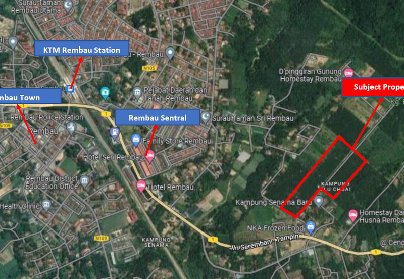 RESIDENTIAL ZONING| 22 Plots of Agriculture Land, Rembau, Negeri Sembilan For Sale