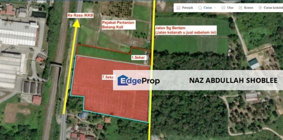 [FRONTING MAIN ROAD] Residential & Commercial Potential Development Land Batang Kali, Hulu Selangor For Sale, Selangor, Batang Kali