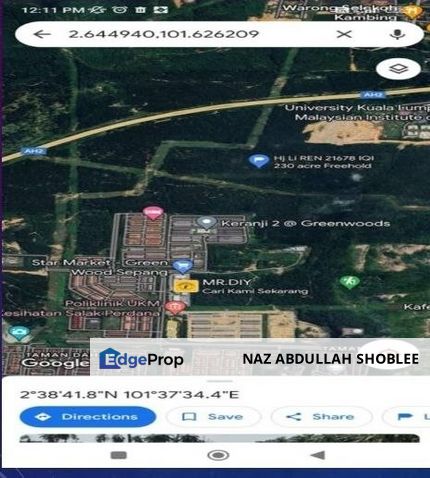 [FRONTING ELITE] Residential Potential Development Land Jenderam, Dengkil For Sale, Selangor, Dengkil