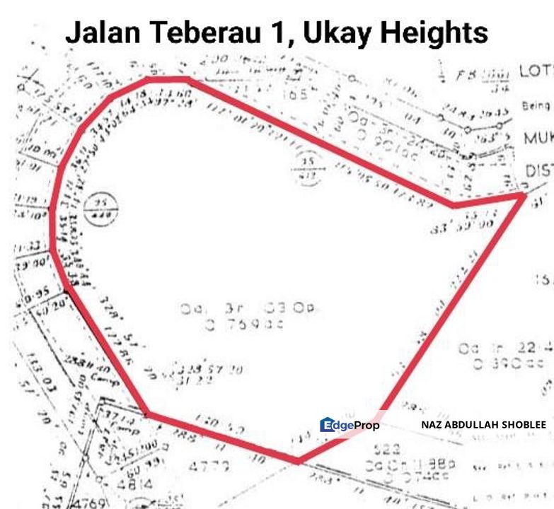 Prime Bungalow Land Jalan Teberau 1, Ukay Heights Ampang For Sale, Selangor, Ampang