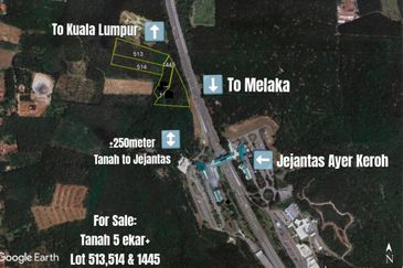 3 Parcels of Agriculture Land Pegoh, Alor Gajah For Sale