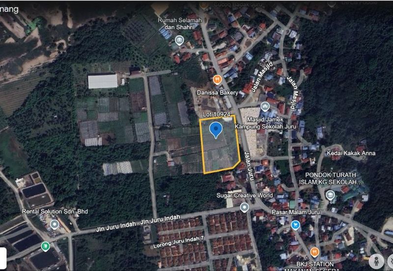 Residential and Commercial Potential Development Land Jalan Juru, Simpang Ampat, Pulau Pinang For Sale