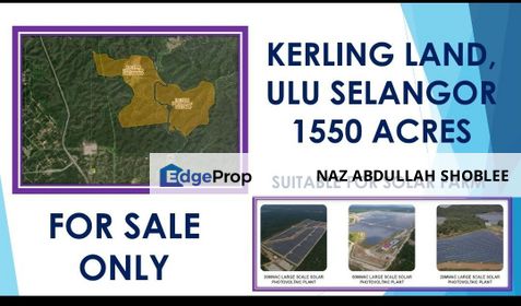 3 Parcels of Agriculture Land Kerling, Hulu Selangor For Sale, Selangor, Kerling