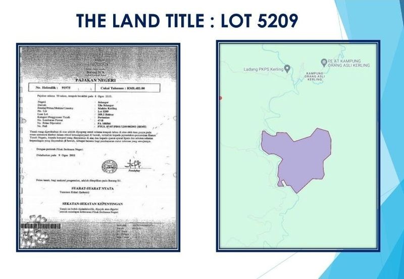 3 Parcels of Agriculture Land Kerling, Hulu Selangor For Sale