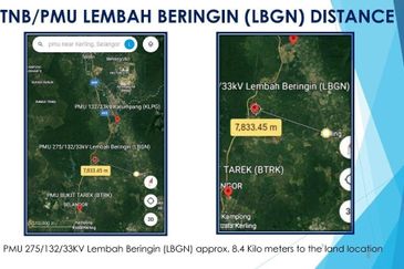 3 Parcels of Agriculture Land Kerling, Hulu Selangor For Sale