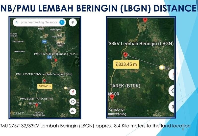 3 Parcels of Agriculture Land Kerling, Hulu Selangor For Sale