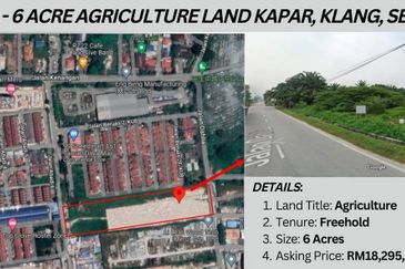 Residential Potential Development Land Meru, Klang For Sale