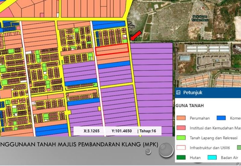 Residential Potential Development Land Meru, Klang For Sale