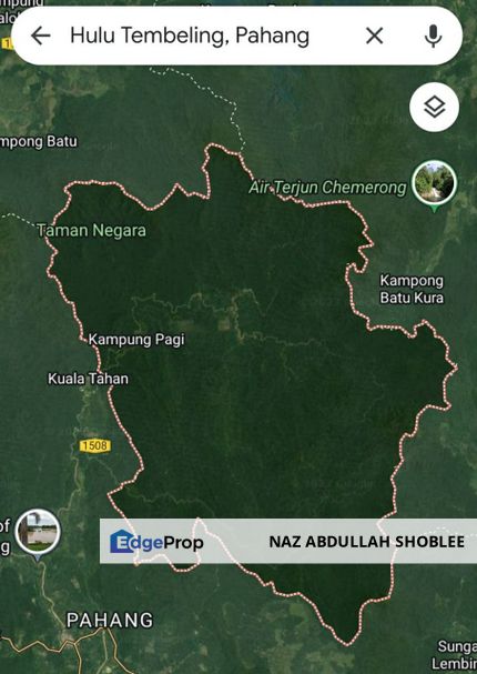 Agriculture Land Ulu Tembeling, Jerantut For Sale, Pahang, Jerantut