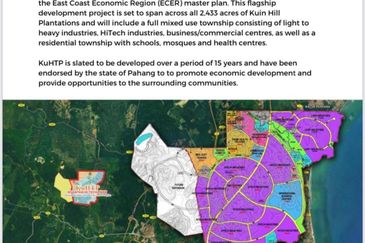 Industrial Potential Development Land Kuin Hill, Kuantan Hi-Tech Park For Sale