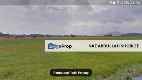 [FIRST GRADE LAND] Residential Potential Development Land Sungai Dua, Seberang Perai Tengah, Pulau Pinang For Sale, Penang, Seberang Perai