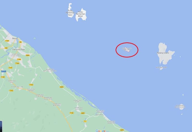 Beachfront Land, Pulau Lang Tengah, Terengganu For Sale