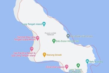 Beachfront Land, Pulau Lang Tengah, Terengganu For Sale