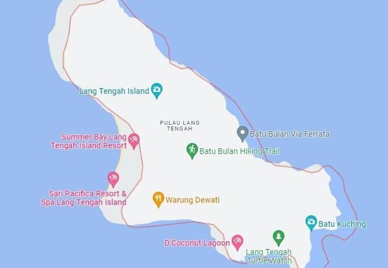 Beachfront Land, Pulau Lang Tengah, Terengganu For Sale