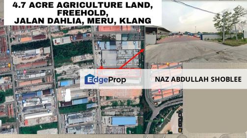 Industrial Potential Development Meru, Klang For Sale, Selangor, Klang