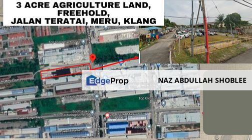 Industrial Potential Development Meru, Klang For Sale, Selangor, Klang