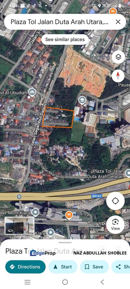 Residential Development Land Kampung Segambut Dalam, Kuala Lumpur For Sale, Kuala Lumpur, Segambut