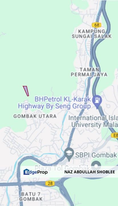 Agriculture Land Kampung Sungai Chinchin, Gombak For Sale, Selangor, Gombak