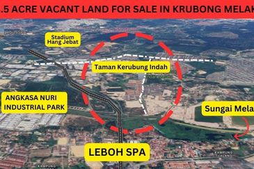 Residential Potential Development Land Krubong, Melaka For Sale