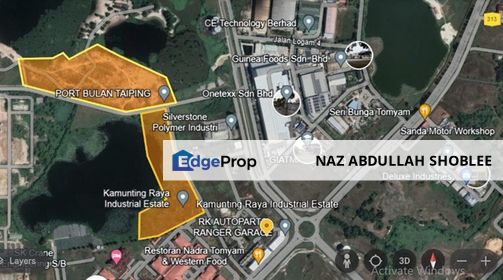 [FRONTING ROAD] Industrial Development Land Kamunting Raya Industrial Park, Taiping For Sale, Perak, Kamunting