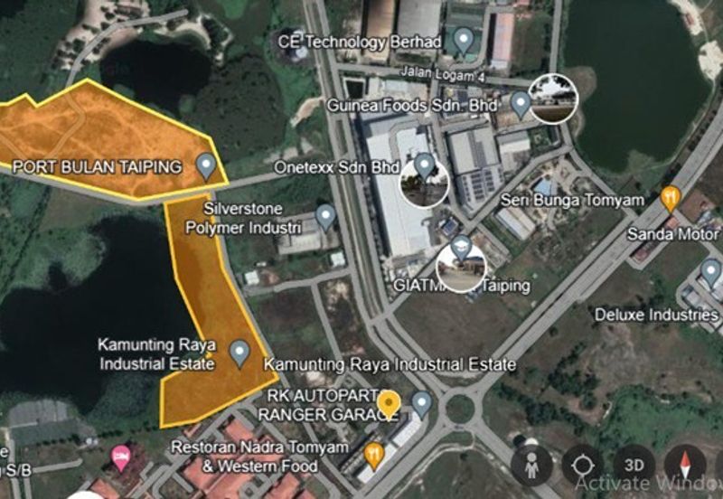 [FRONTING ROAD] Industrial Development Land Kamunting Raya Industrial Park, Taiping For Sale