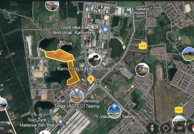 [FRONTING ROAD] Industrial Development Land Kamunting Raya Industrial Park, Taiping For Sale
