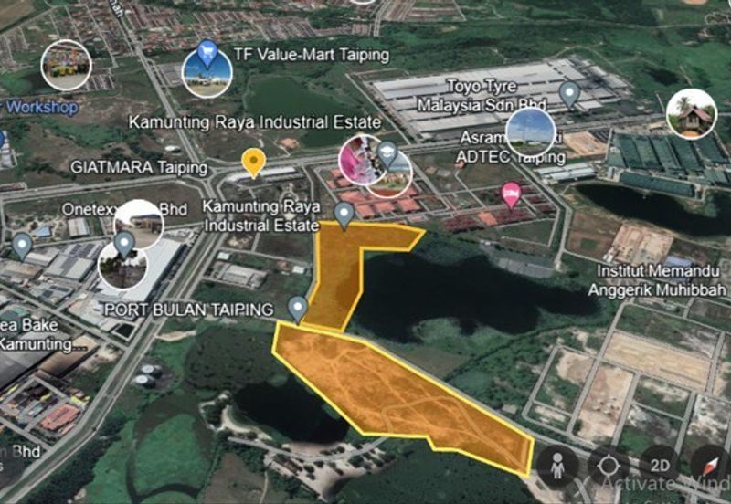 [FRONTING ROAD] Industrial Development Land Kamunting Raya Industrial Park, Taiping For Sale