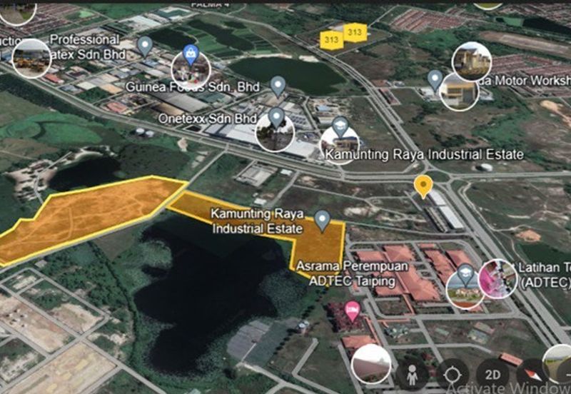 [FRONTING ROAD] Industrial Development Land Kamunting Raya Industrial Park, Taiping For Sale