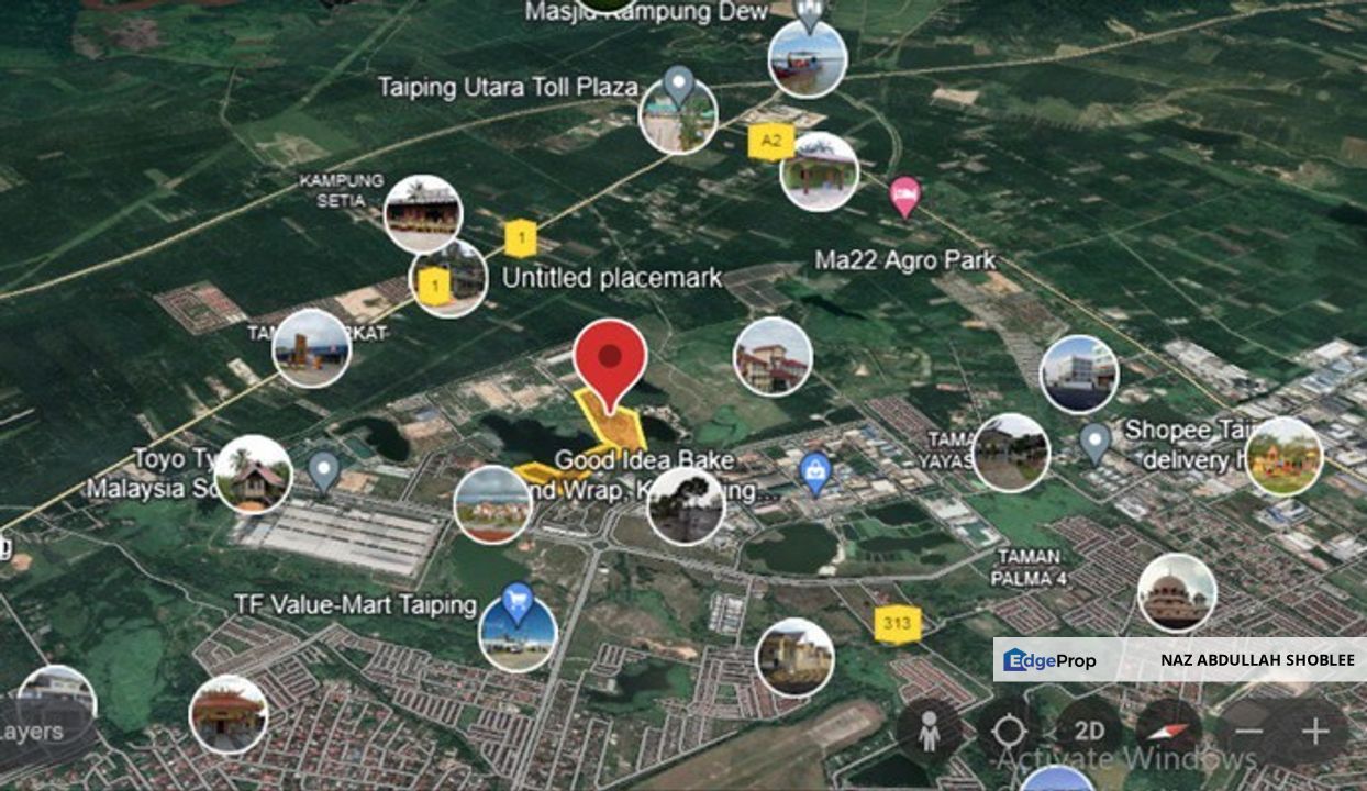 [FRONTING ROAD] Industrial Development Land Kamunting Raya Industrial Park, Taiping For Sale, Perak, Kamunting