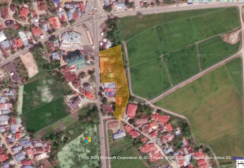 [1st GRADE LAND] [FRONTING MAIN ROAD] Residential Potential Development Land Permatang Buloh, Kepala Batas For Sale