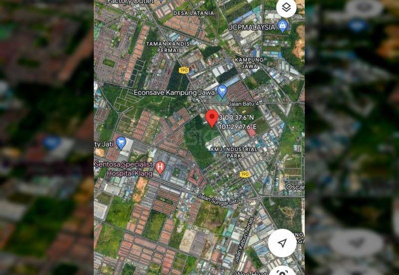 [FRONTING ROAD] Commercial Development Land Klang, Selangor For Sale  Asking price RM 120 psft : RM26,136,000  PROPERTY DETAILS: - Zoning Commercial -