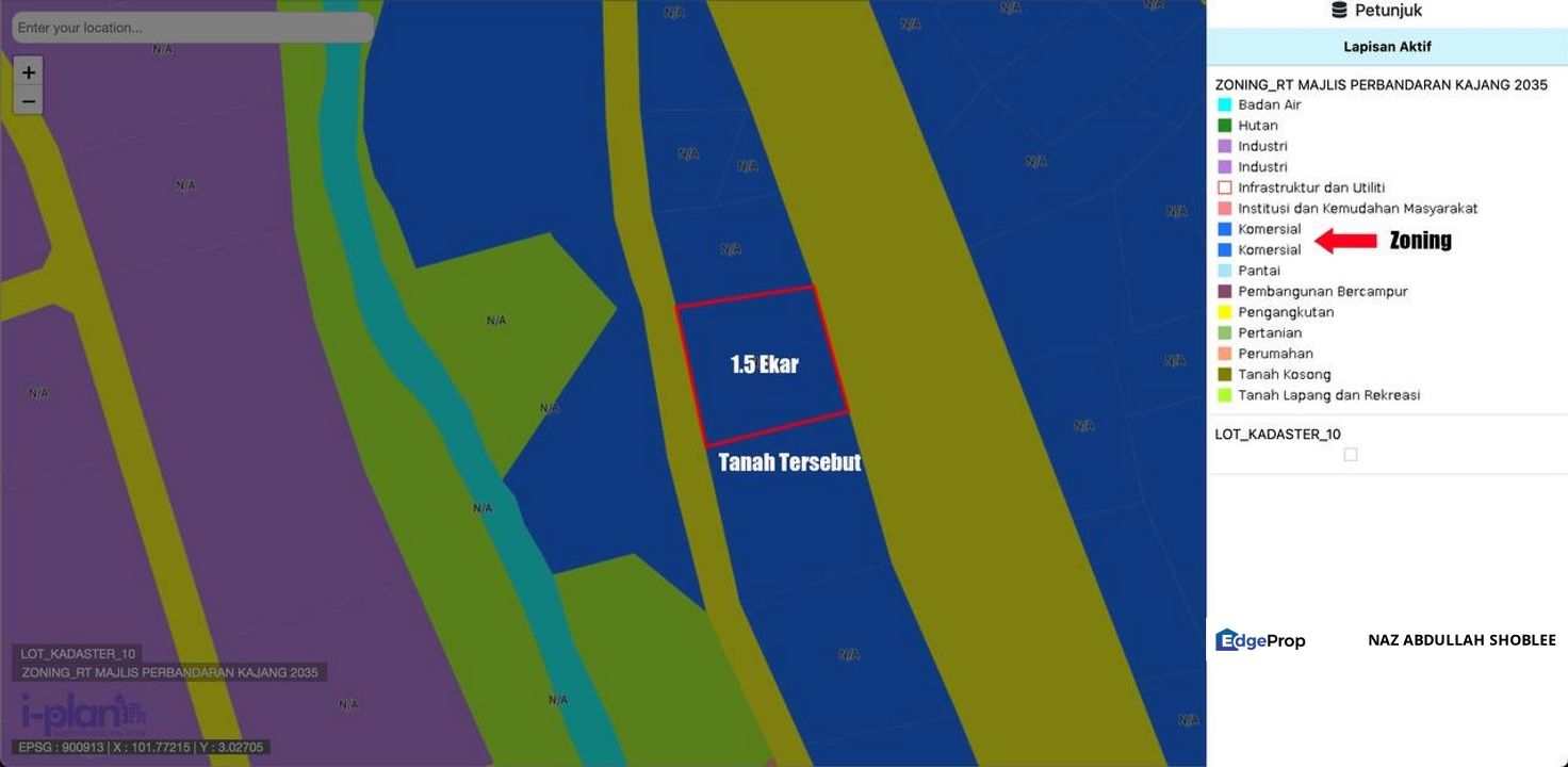 [NEXT TO HIGHWAY] Commercial Potential Development Land Kampung Bukit Dukung, Kajang For Sale, Selangor, Kajang