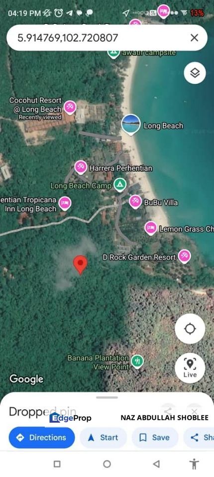 Pulau Perhentian Kecil, Besut, Agriculture Land For Sale, Terengganu, Besut