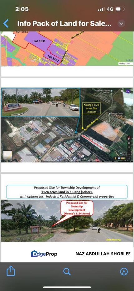 [BESIDE MAINROAD] Mixed Development Land Taman Puteri, Kluang For Sale, Johor, Kluang
