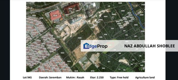 Residential Potential Development Land Rasah, Seremban For Sale, Negeri Sembilan, Seremban
