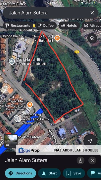Commercial Development Land Jalan Alam Sutera Utama, Bukit Jalil For Sale, Kuala Lumpur, Bukit Jalil