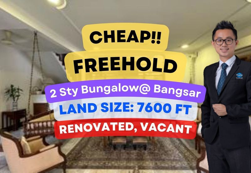 C H E A P 2 Storey Bungalow House bungalow @ Bangsar with well kept condition