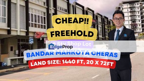 C H E A P 2 Storey Shoplot @ Bandar Mahkota Cheras, Selangor, Cheras