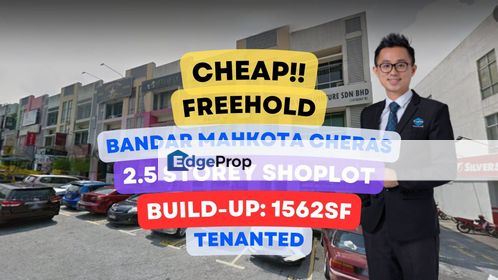 C H E A P 2.5 Storey Shoplot @ Bandar Mahkota Cheras, Selangor, Cheras