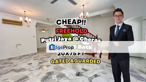 C H E A P 3 sty house @ Taman Putri Jaya with fully renovated, Selangor, Batu 9th Cheras