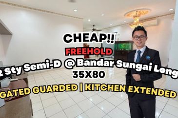 CHEAP 2 Sty Semi-D at Sungai Long Cheras