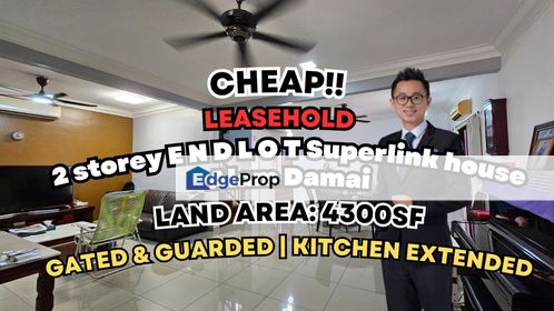 C H E A P 2 storey E N D L O T Superlink house @ Alam Damai, Kuala Lumpur, Cheras